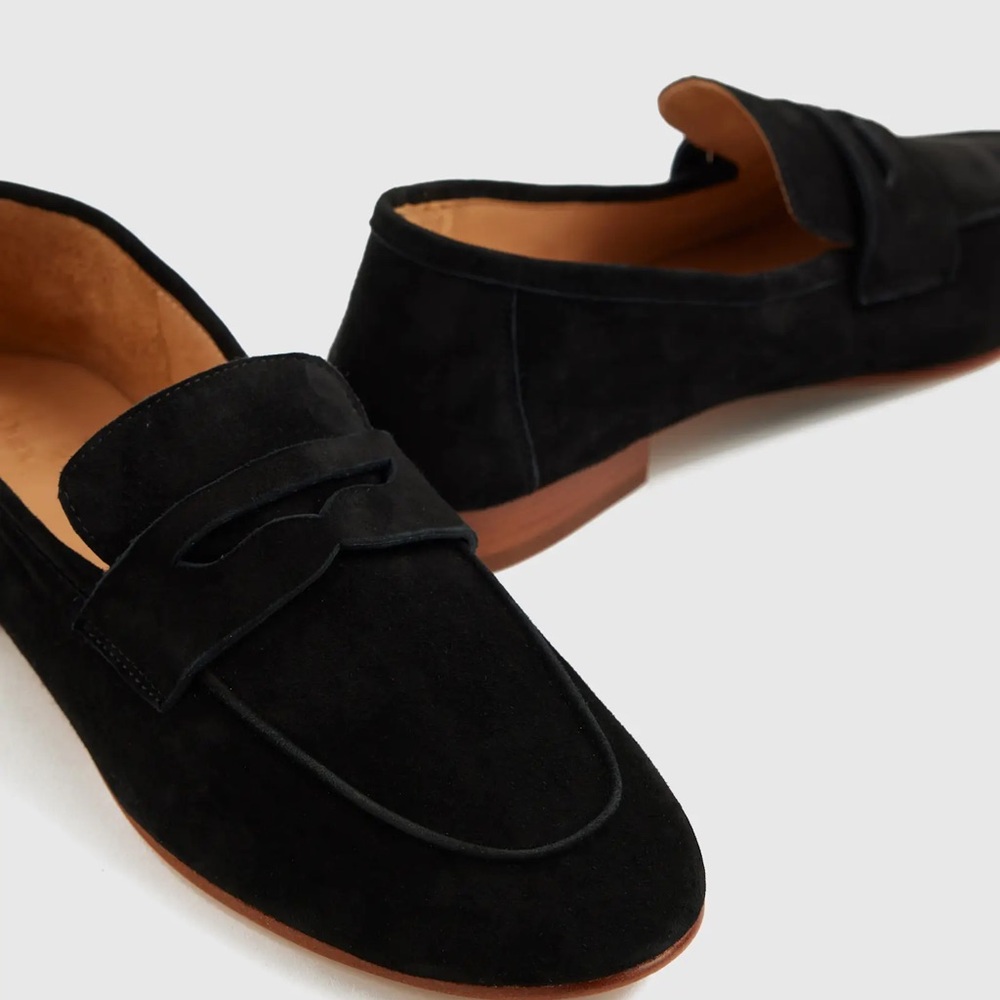 Quince Italian Suede Penny Loafer - Picture 7 of 9